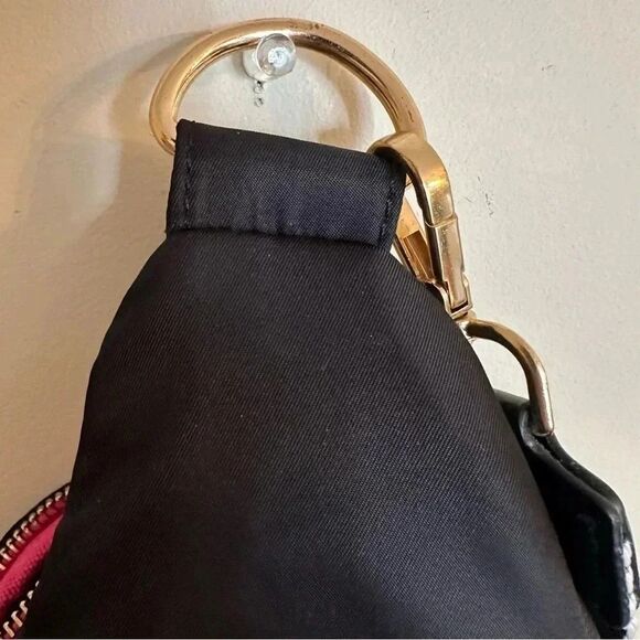 Ahdorned black sling bag with strap - Picture 9 of 14